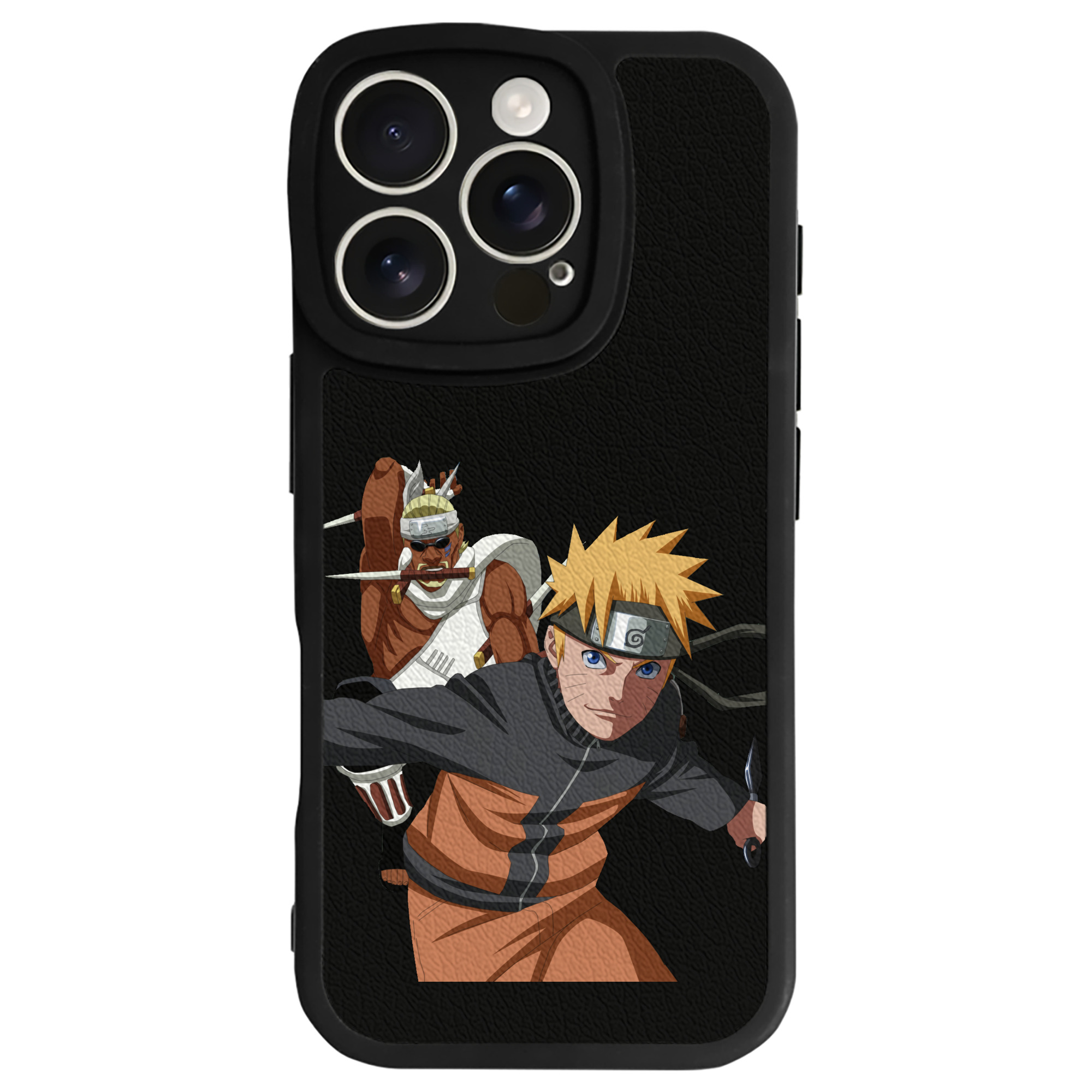 （画像用） NARUTO -ナルト- うずまき ナルト Uzumaki Naruto 【iPhone 16シリーズ対応】シリコンスマホケース（レザー調） 材質：シリコン